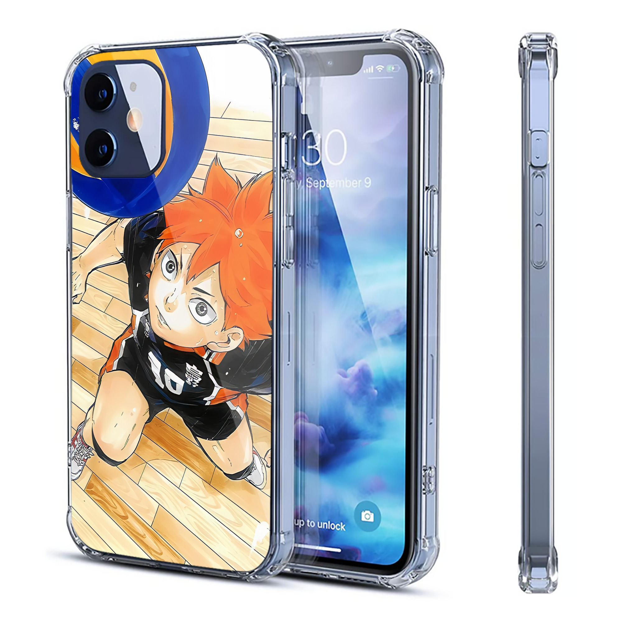 （画像用） ハイキュー!! Haikyu!! 【iPhone 12シリーズ対応】透明スマホケース（クリアソフトケース）